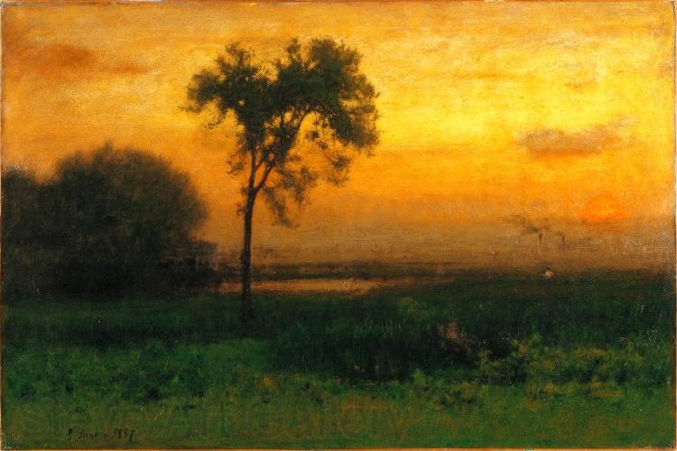 George Inness Sunrise Germany oil painting art